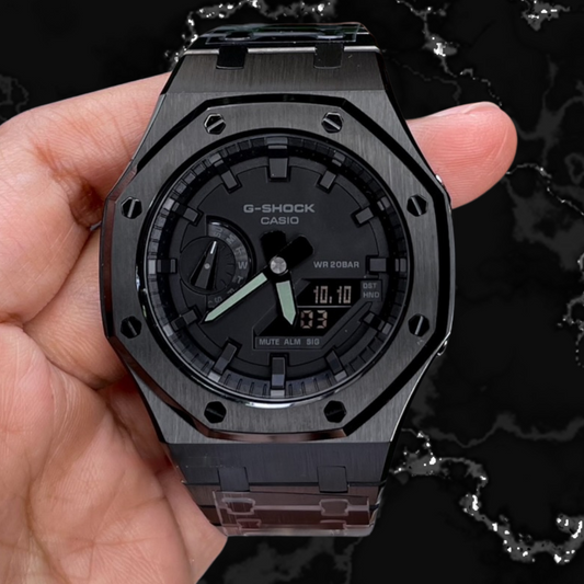 CASIO CUSTOM TOTAL BLACK